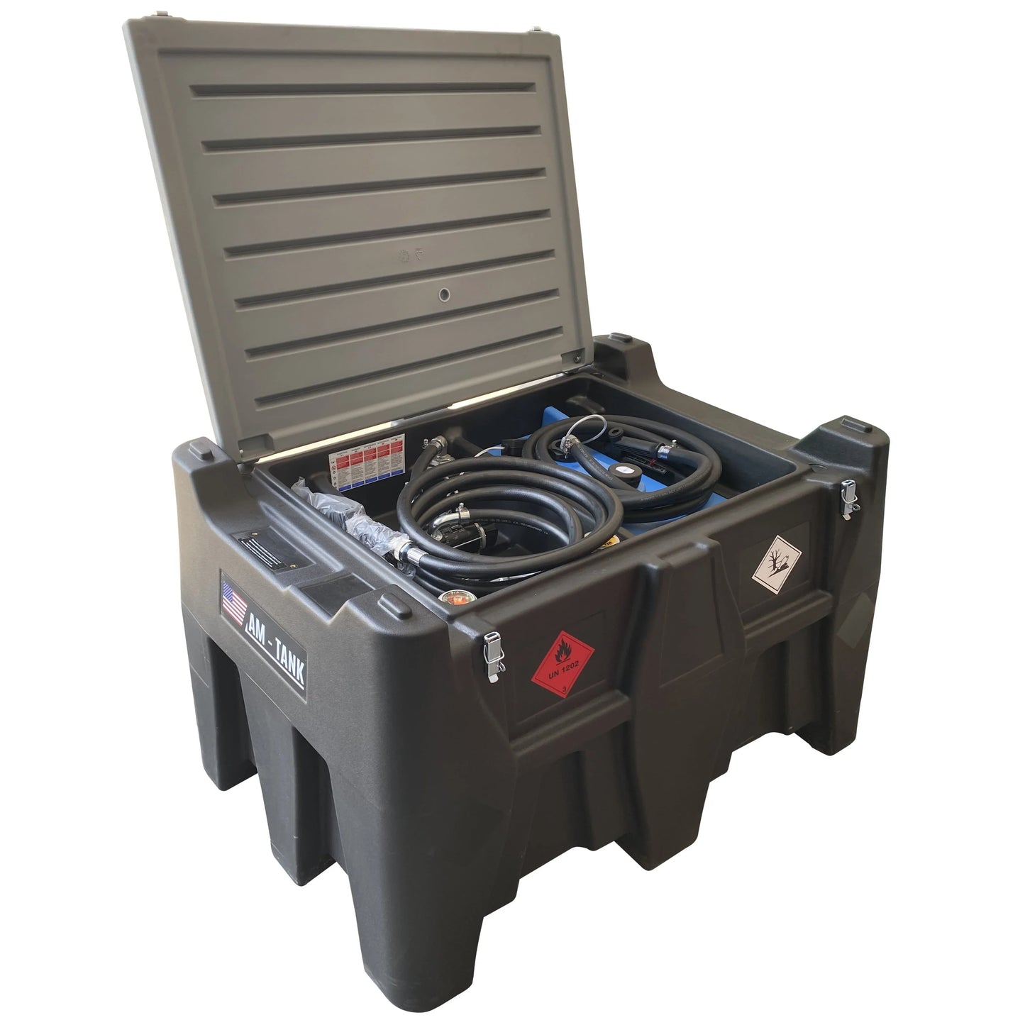 AM-TANK 105gl DIESEL + 13gl DEF COMBO Portable Tank with 12V Pumps