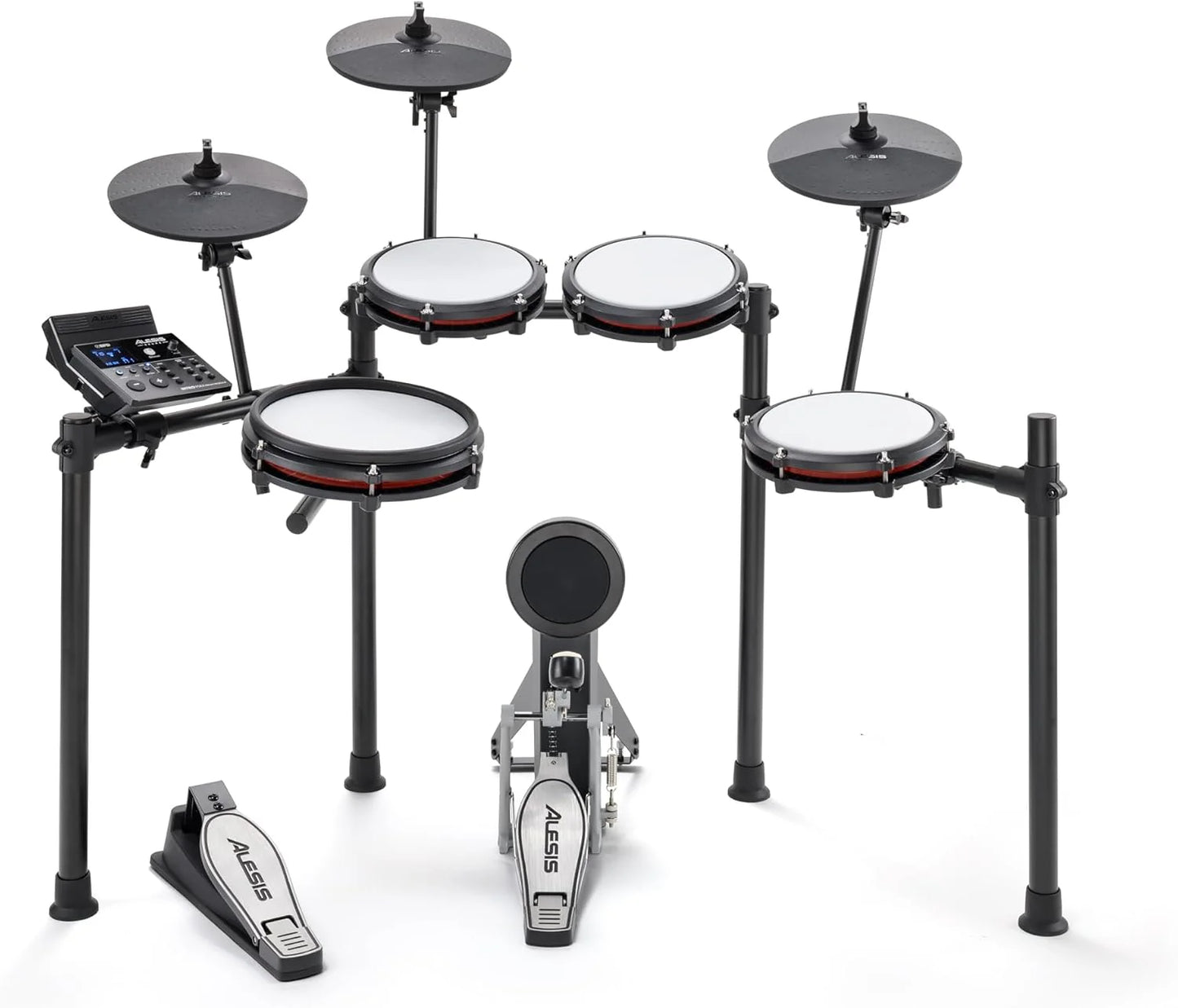 Nitro Max Electric Drum Set with Mesh Pads & Bluetooth