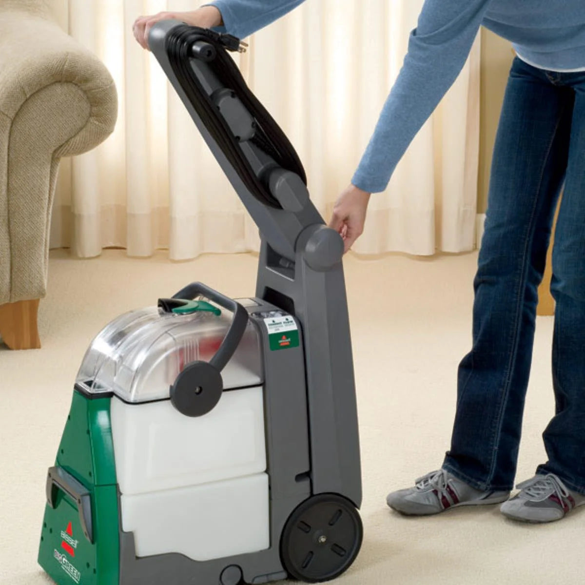 Commercial Bissell BigGreen Commercial BG10 Deep Cleaning 2 Motor Extractor Machine