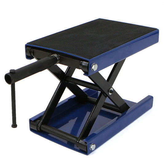Heavy Duty Motorcycle Jack Center Scissor Lift 1100lbs Dolly Table