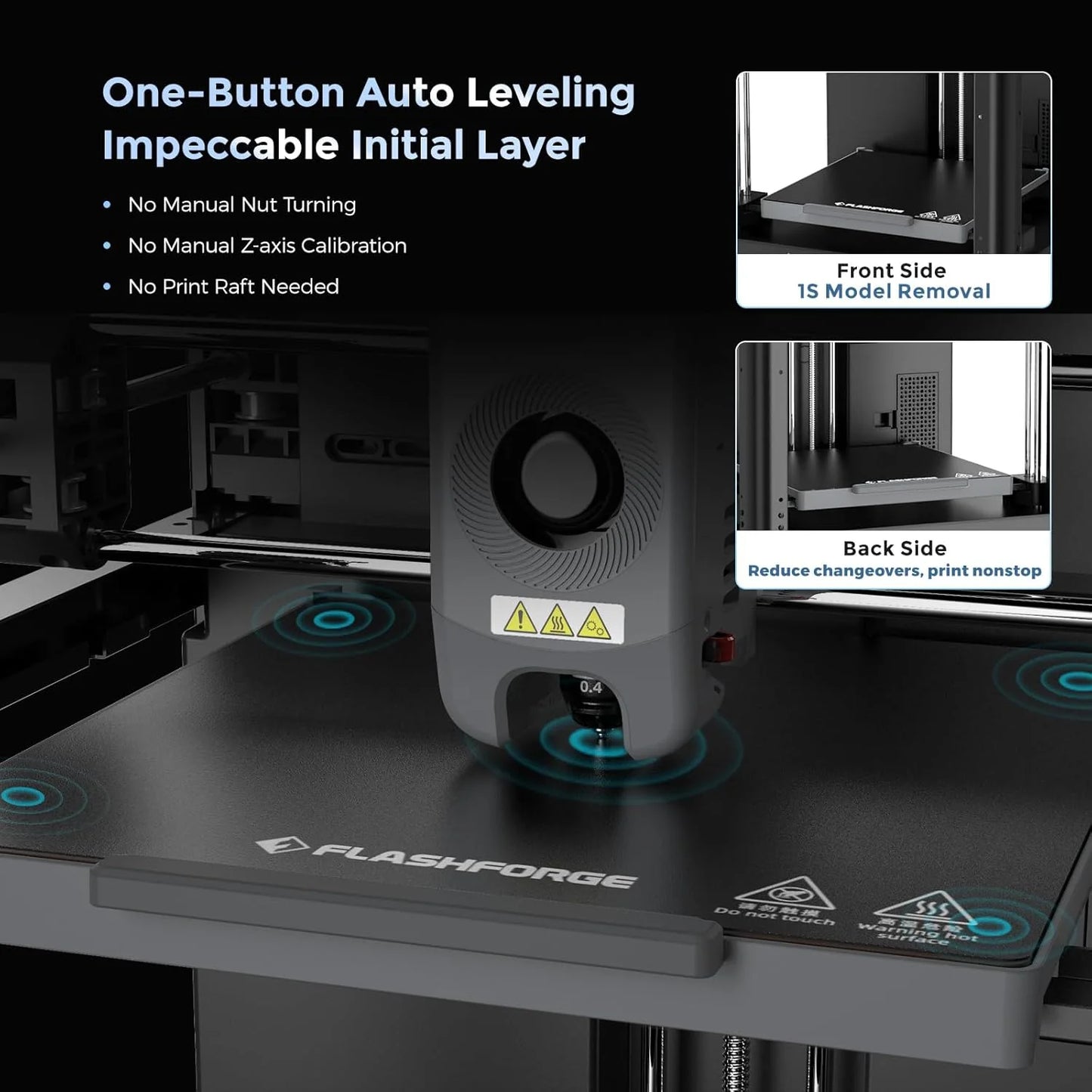 Adventurer 5M 3D Printer with Auto Leveling & High Speed