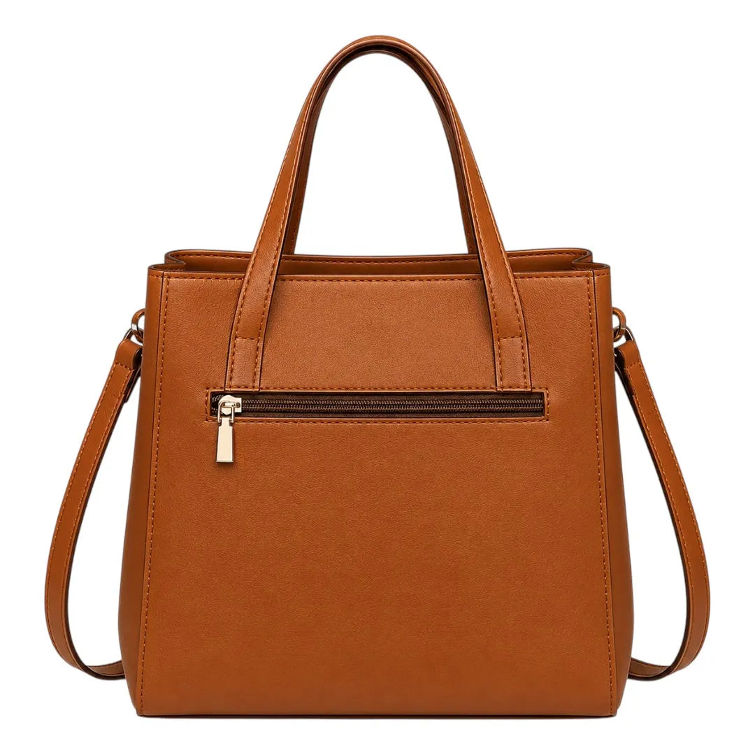 Teds Formal Wear Brown Leather Shoulder Bag for Women – Elegant & Stylish Everyday Bag