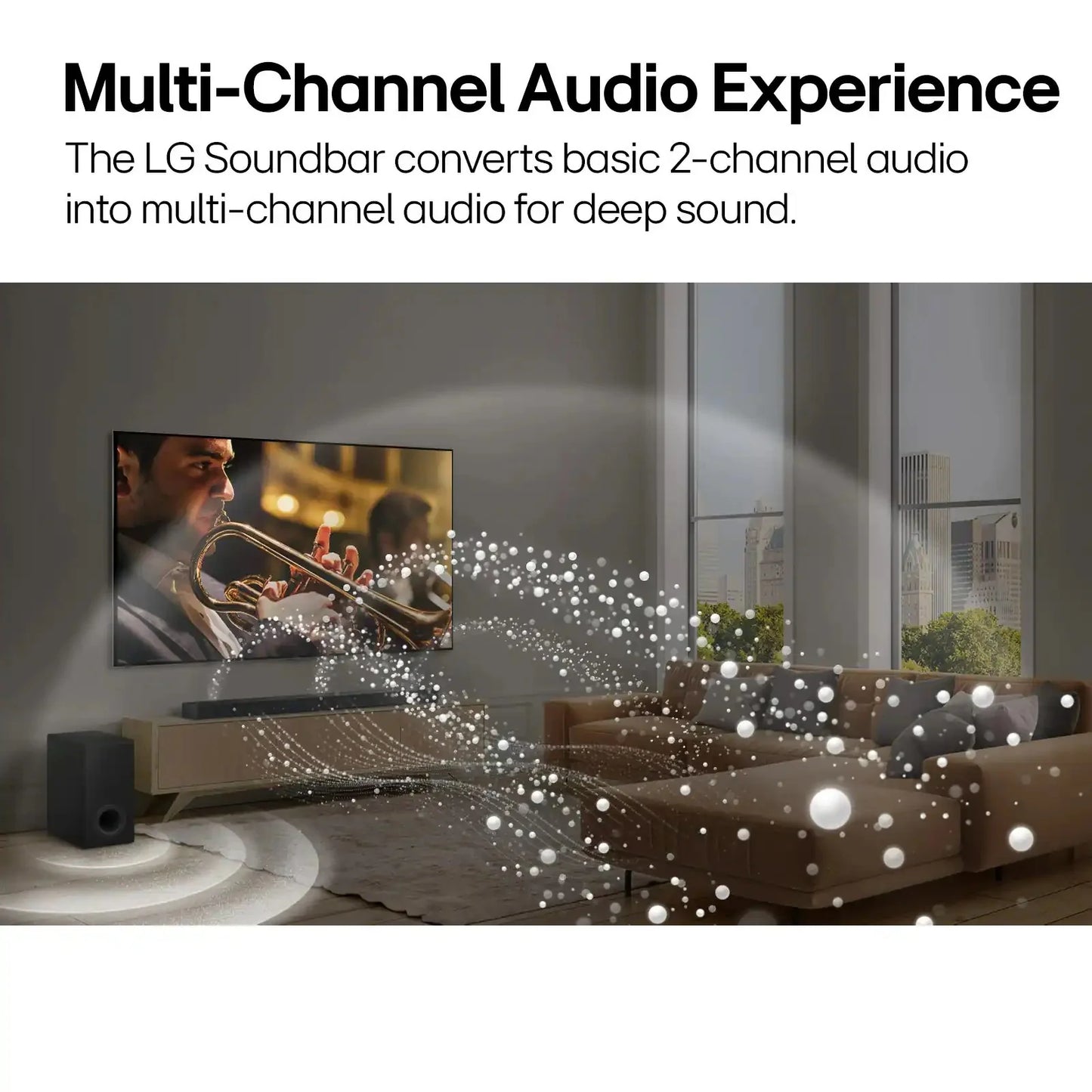 LG – 5.1.1-Channel S70TR Home Theater Soundbar with Wireless Subwoofer and Rear Speakers, Dolby Atmos, WOW Orchestra – Black