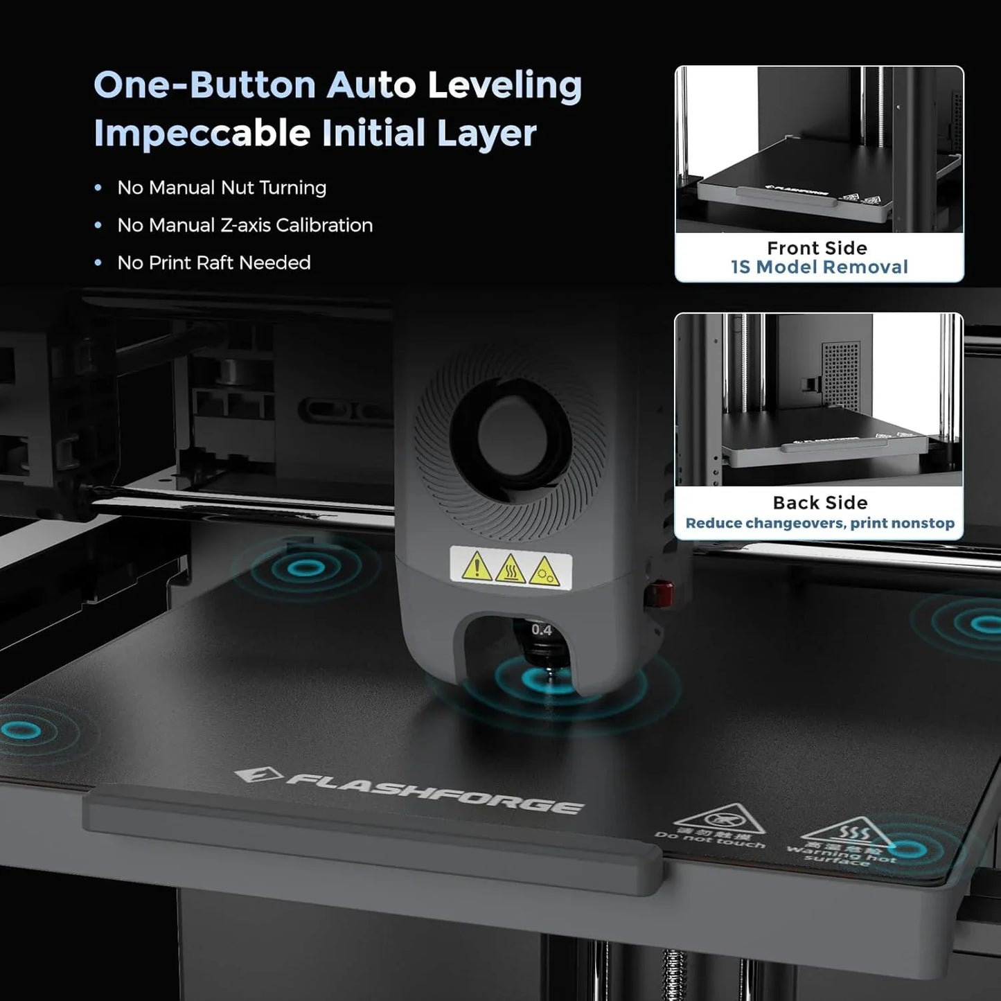 Adventurer 5M 3D Printer with Fully Auto Leveling