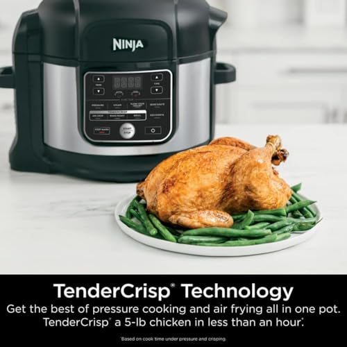 Ninja庐 Foodi庐 10 in 1 6.5 Quart Pro Pressure Cooker Air Fryer Multicooker, Stainless, OS300: Home & Kitchen